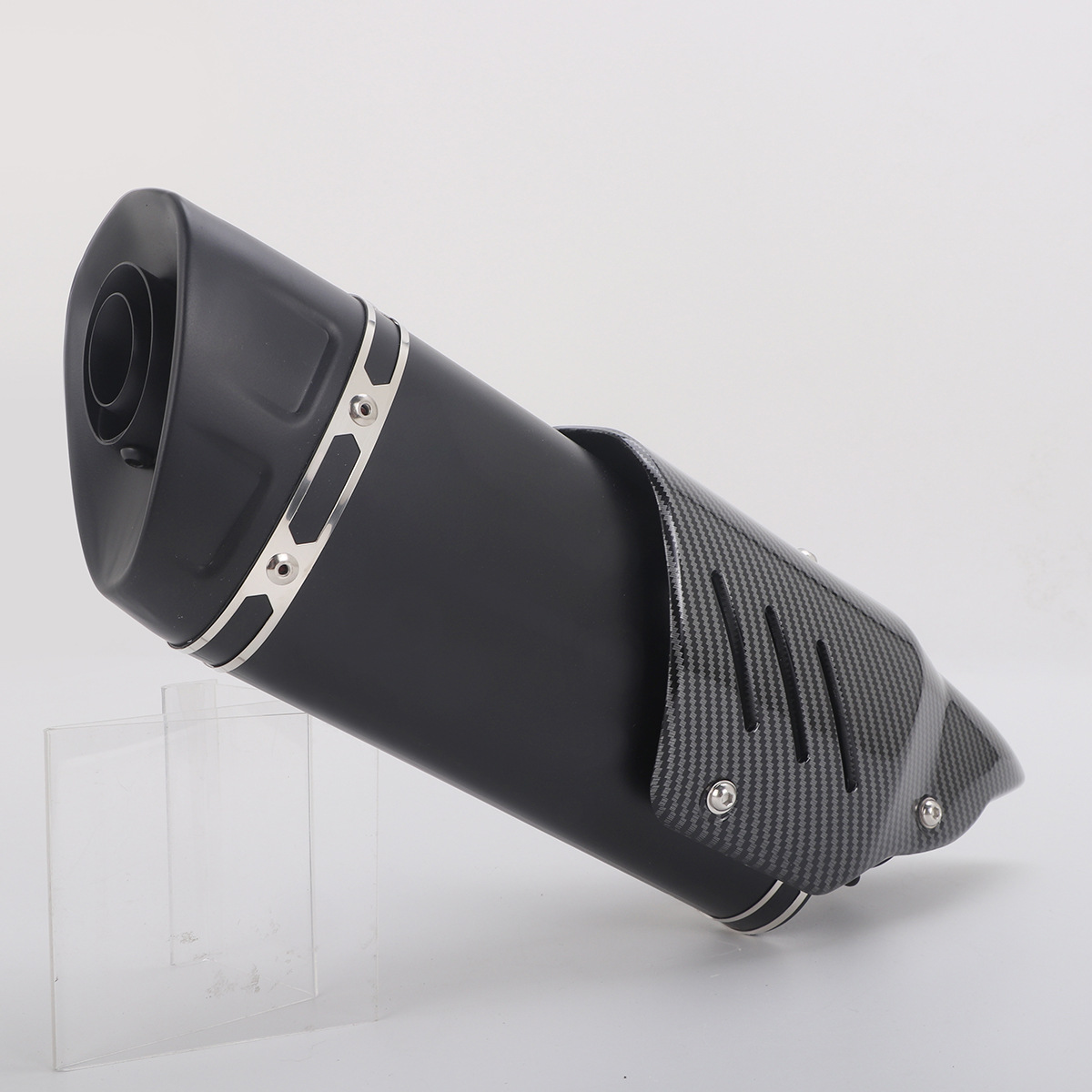 Suitable for modified diagonal quad-corner exhaust pipes for Sai 800, Chunfeng 655, Wuji SR450X, CBR500, and Kaiyue 625X