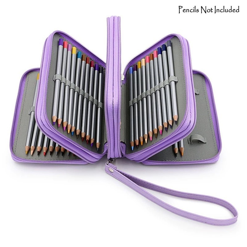 Art Storage Bag Pen Curtain Pencil Sketch Pen Color Pencil Bag Large Capacity Porous Stationery Box Brush Storage Bag