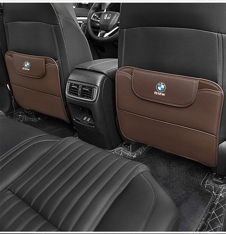 Car seat anti-kick pad protective seat car universal seat back kick anti-scratch wear-resistant storage bag