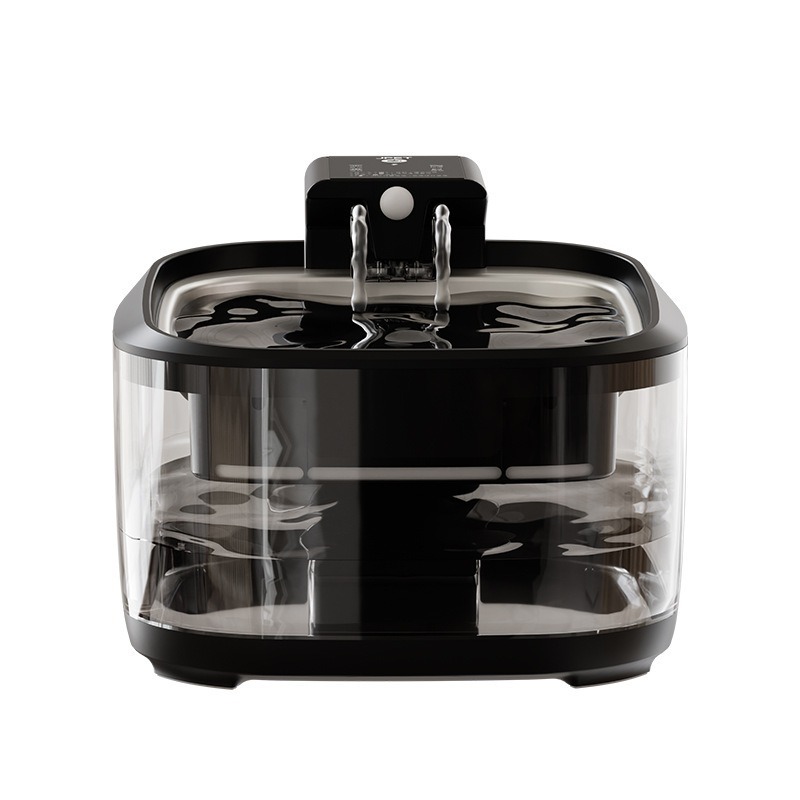 Amazon Pet Products Big Capacity Cargable Pet Drinker Automático Circulación Filtración Inducción Cat Dog Drinker