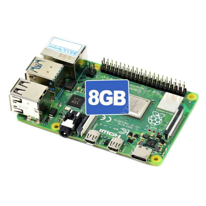 Однокристальный компьютер Raspberry Pi 4 Model B, 1/2/4/8 ГБ ОЗУ