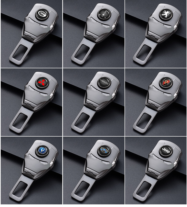 Cross-Border Car Seatbelt Extender Buckle Multifunctional Connector Safety Belt Clip Adapter