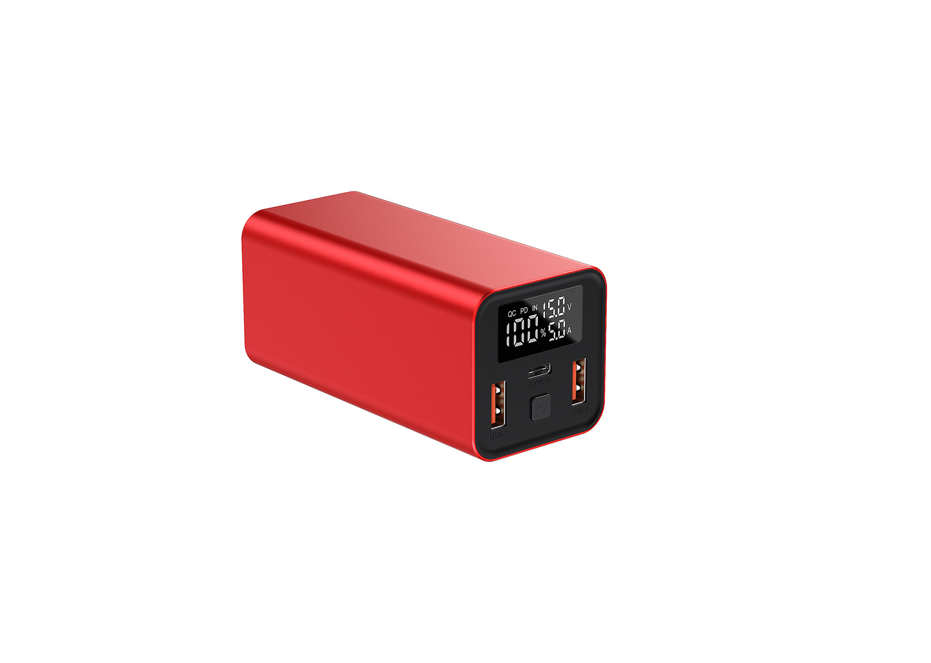 Metal 65W súper rápido carga móvil portátil tesoro de carga 20000 mA voltaje en tiempo real y pantalla actual