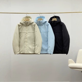茑家同款！90白鸭绒男冬户外三防休闲连帽加厚保暖滑雪羽绒服外套