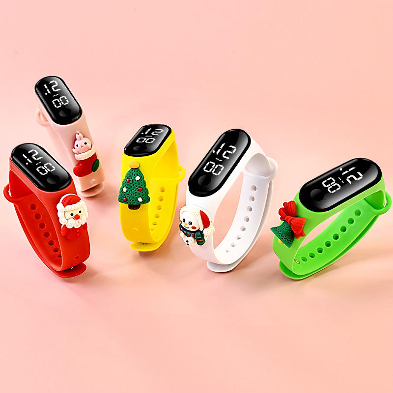 Buckle Buckle Style Oval Dial Shape Cute Cartoon Buckle Electronic Kids Watches