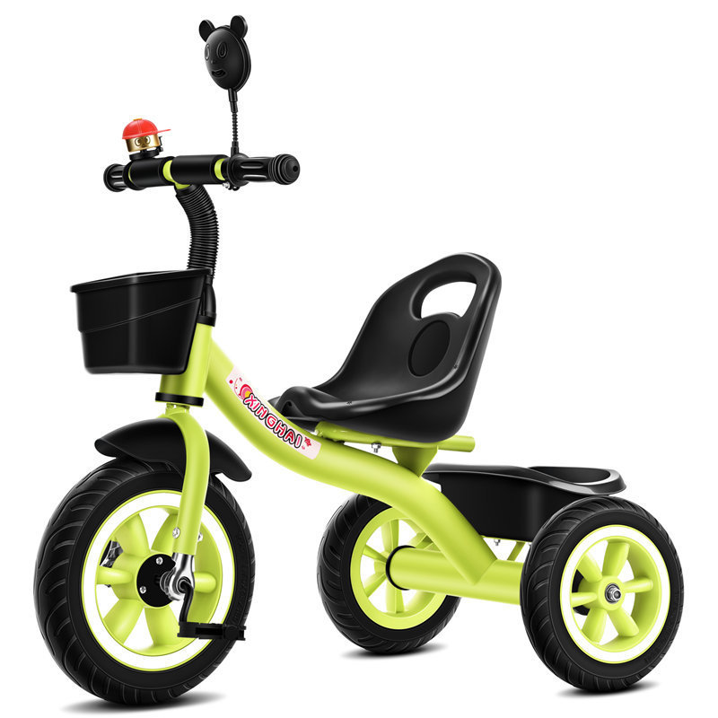 티타늄 아이들러 휠이 있는 녹색 상단