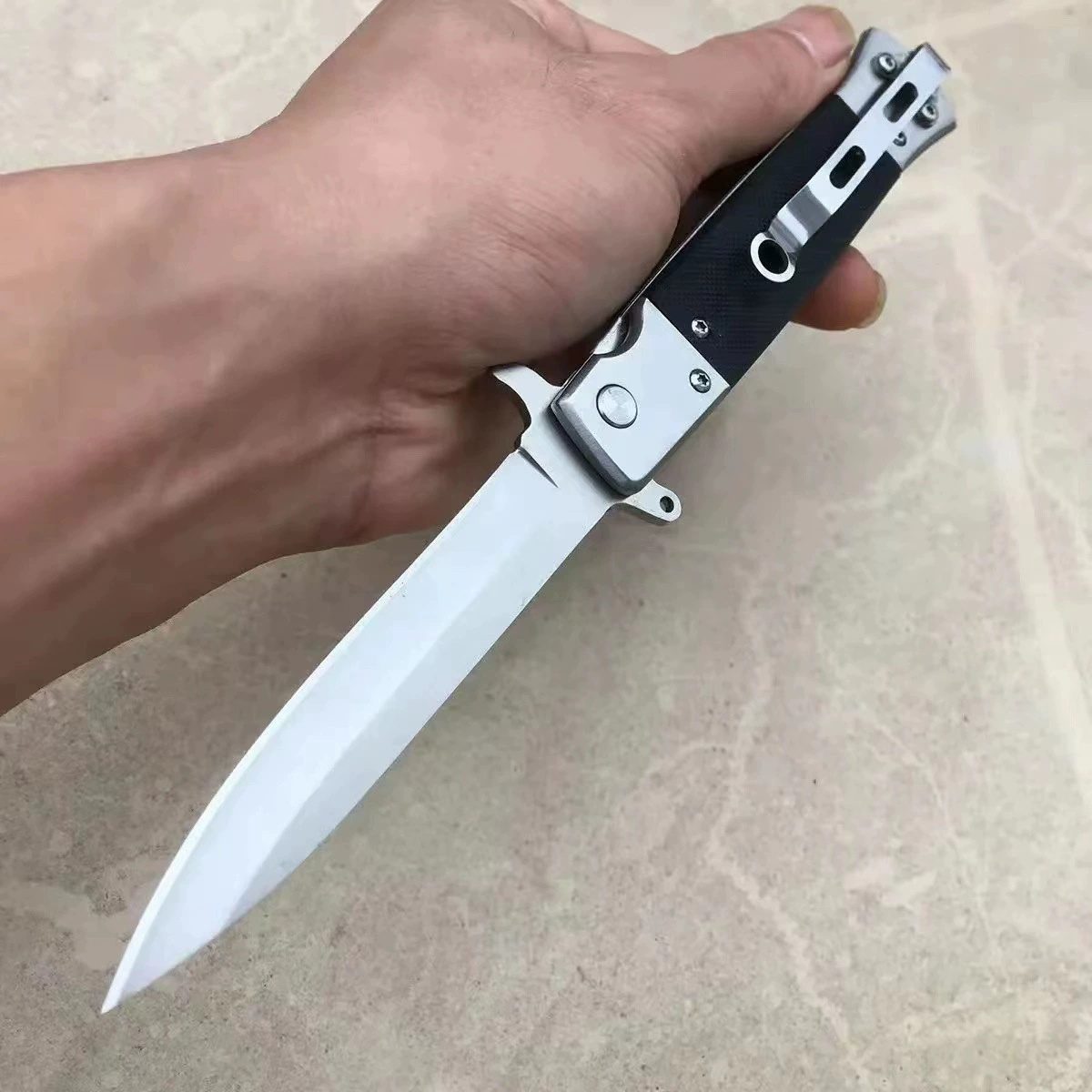 Handheld tactics pocket knife stainless steel