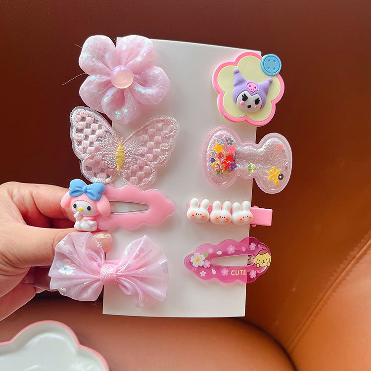 Horquilla de los niños princesa arco tocado lindo bebé de alta apariencia fresa oso orejas Bangs horquilla rota Nuevo