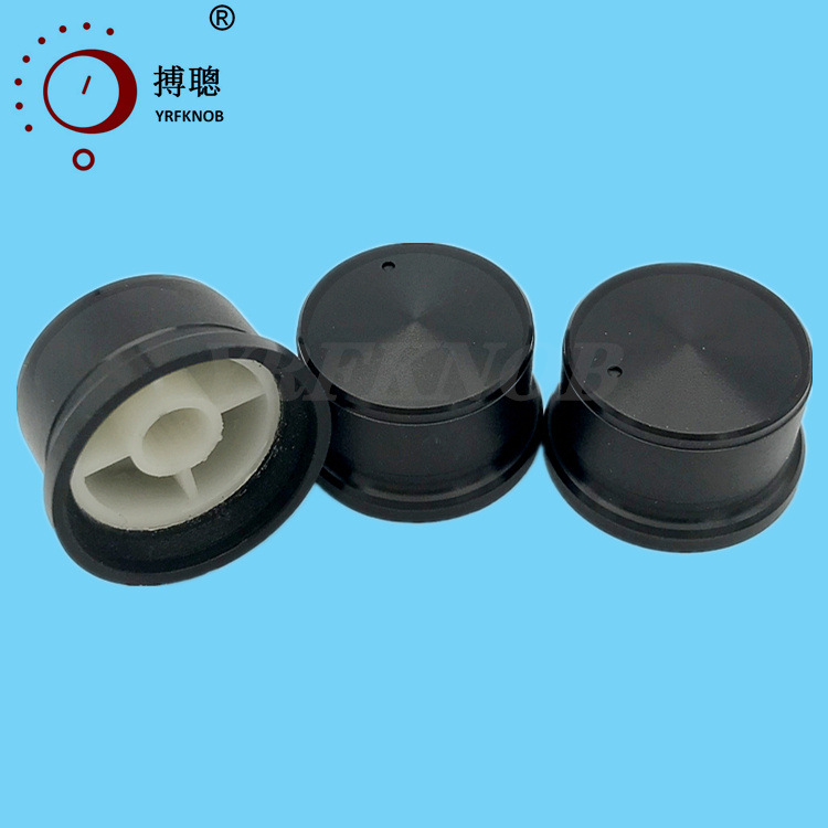 YRFKNOB������ťñ�ͺ�ɫ��ɰ���Ͻ𿪹���ťñֱ��18-22��14.5mm