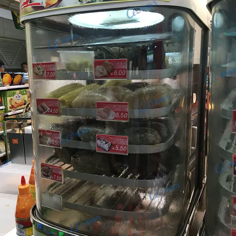 w加盟店蒸包机连锁店弧形蒸包柜 收银台包子展示蒸包柜 现货出售