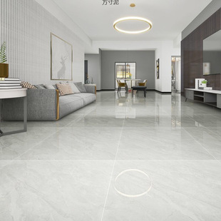 Ceramic Tiles 800X800 Floor Tiles Living Room Full-Body Tiles Floor Tiles Modern Simple Gray New Factory Cross-Border Wholesale