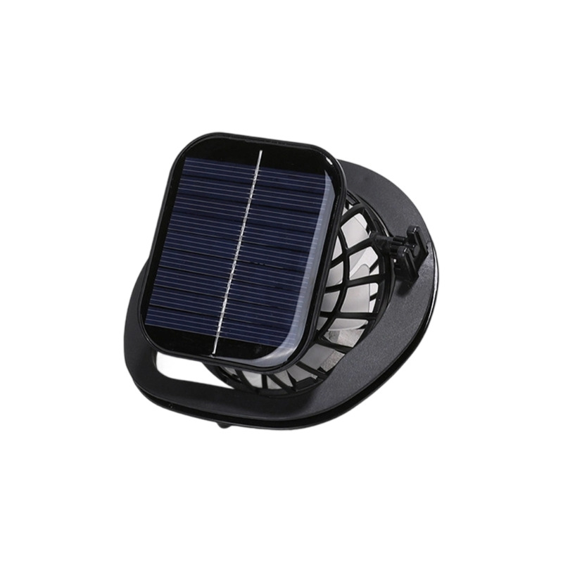 Air fan solar-powered