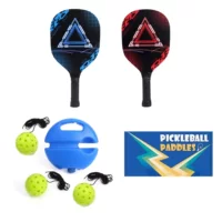 Эластичная веревка для тенниса Pickleball, тренажер для отскока, деревянная ракетка для пиклбола для взрослых, трансграничная горячая распродажа, подарочная коробка, готовая на складе