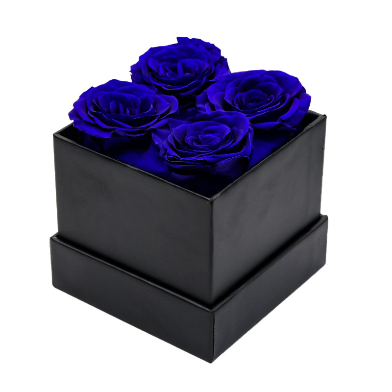 Transfronterizo eterno rosa abrazar barril 4 cubierta de cielo cuadrado negro caja de regalo Qixia regalo de día de San Valentín