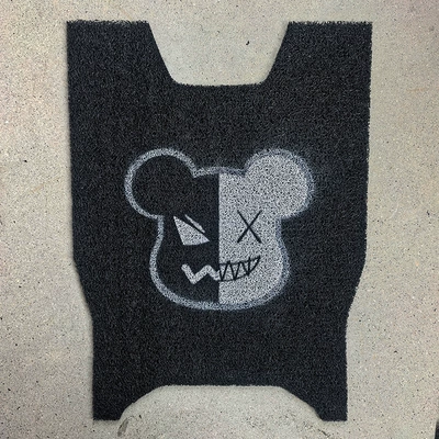 Leather Mat Accessories, Electric vehicle foot mat - violent-bear-first-drive-y370cy395c