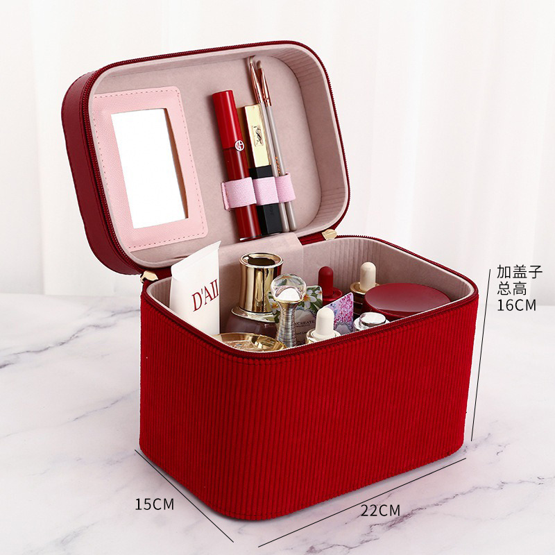 802 cosmetic case-Red