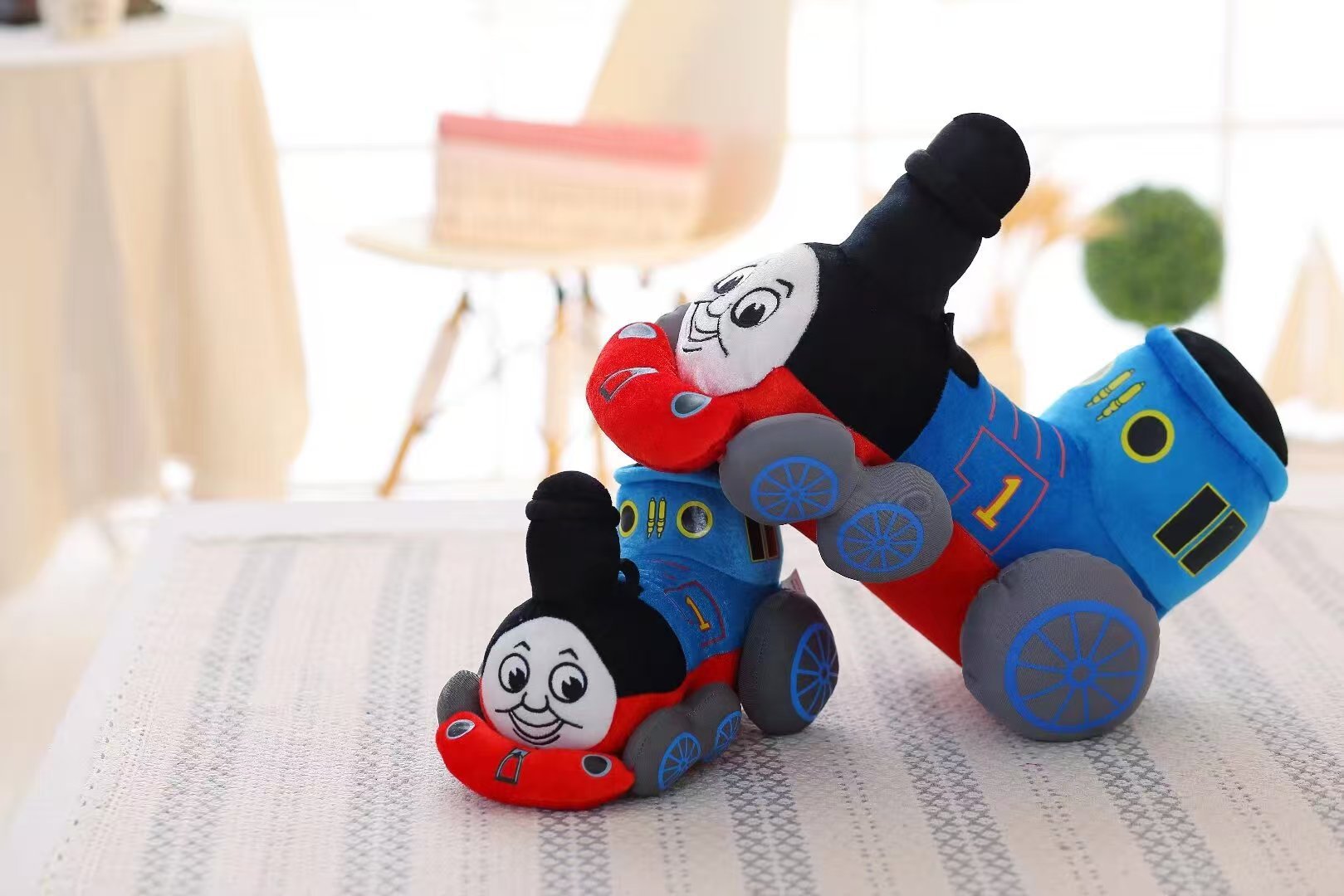 Thomas the Train Plush Toy Pillow Children's Birthday Gift Short Plush Selection