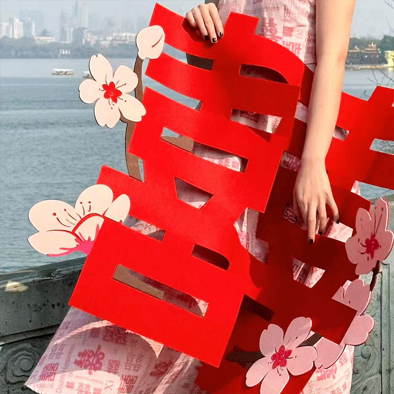 Pegatinas de palabras felices Decoración de la sala de bodas Juego especial de palabras de boda Decoración de la habitación Dormitorio Casa nueva Boda esencial