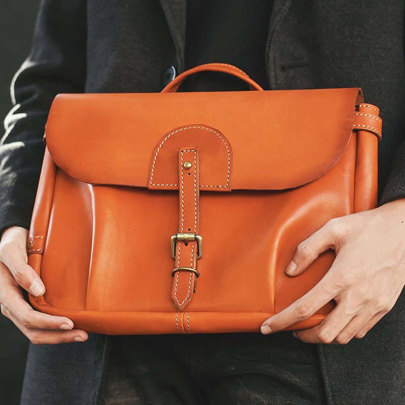 【男包批发可定做】男士单肩包头层牛皮斜挎包复古小众文艺旅行包