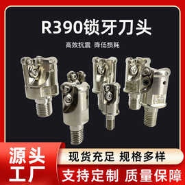 供应锁牙式刀头R390 数控钨钢合金可换头CNC数控抗震铣刀通用性强