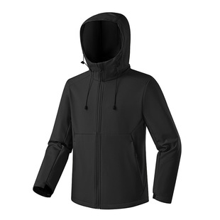 Factory Direct Sales 7A Antibacterial Fleece-Lined Soft Shell Jacket for Women, Outdoor Windproof and Water-Repellent, for Men's Hiking, Mountaineering and Camping