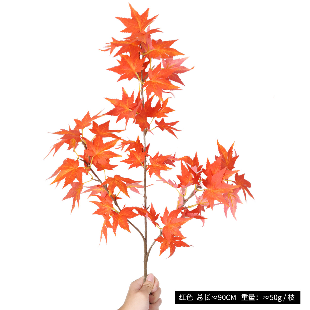 Fuente transfronteriza de simulación de hoja de arce de otoño de hoja de arce fotografía decoración de boda de Halloween hojas de decoración