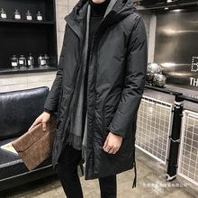 男士外套冬季2025新款个性潮男宽松棉袄中长款羽绒棉衣外套男棉服