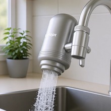 活性炭过滤除氯滤水器家用304不锈钢市政自来水水龙头净水器