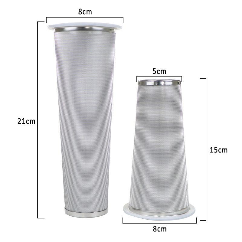 304 stainless steel coffee filter cartridge Mason jar matching filter screen cold coffee filter cartridge