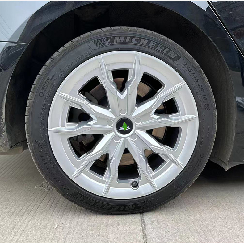 Suitable for Tesla 18inch Model3 Hub Cap Full Edge Tire Cap Anti-Scratch Protective Cover Modification Accessories
