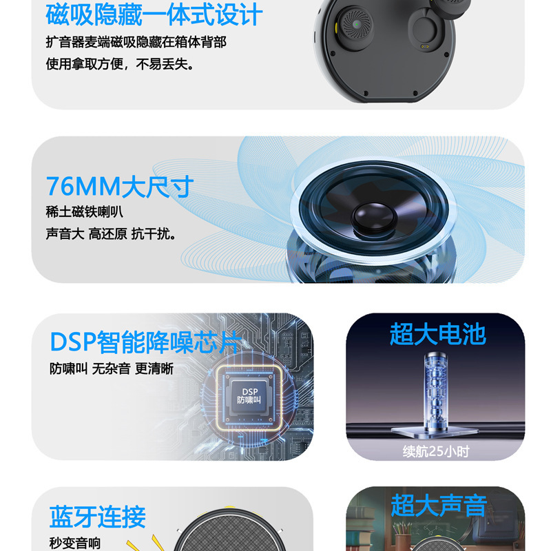 新しいプライベートモデル M27 ワイヤレスビーアンプ、無駄な音なし、大音量ラベリアマイク|undefined