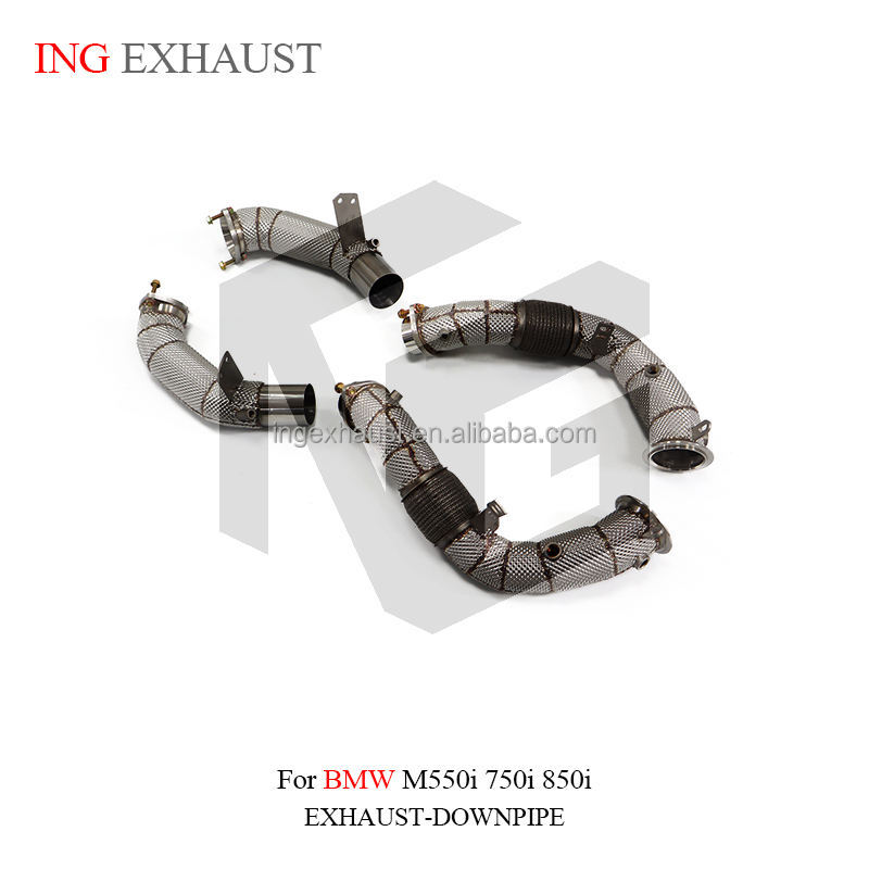 Suitable for BMW M550i 750i 850i stainless steel catalytic downpipe exhaust downpipe