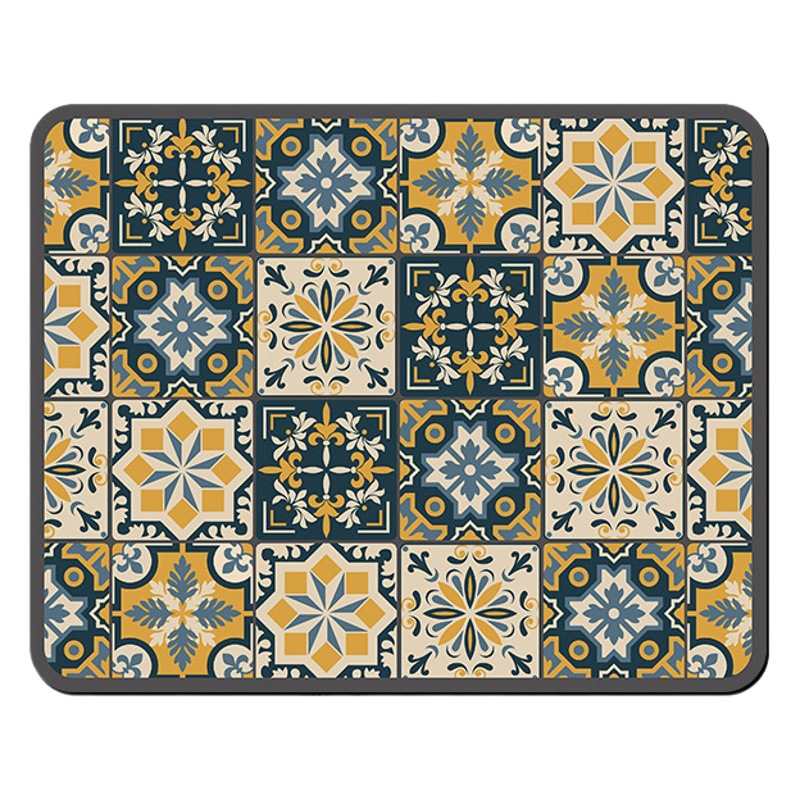 Encimera de cocina estera de drenaje de barro de diatomeas estera absorbente vajilla estera de secado montaña lavable borrable mesa de té estera de la barra
