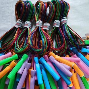 0081 Colorful Black Steel Wire Bearing Skipping Rope Student Adult Fitness High School Entrance Examination Training Steel Wire Skipping Rope Sports Use