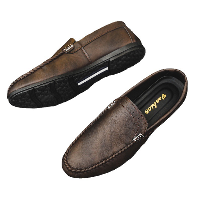 Mocasines de los hombres 2023 primavera nuevos mocasines casuales conducción resbalón-En Internet celebridad zapatos de los hombres ligeros zapatos de moda de verano