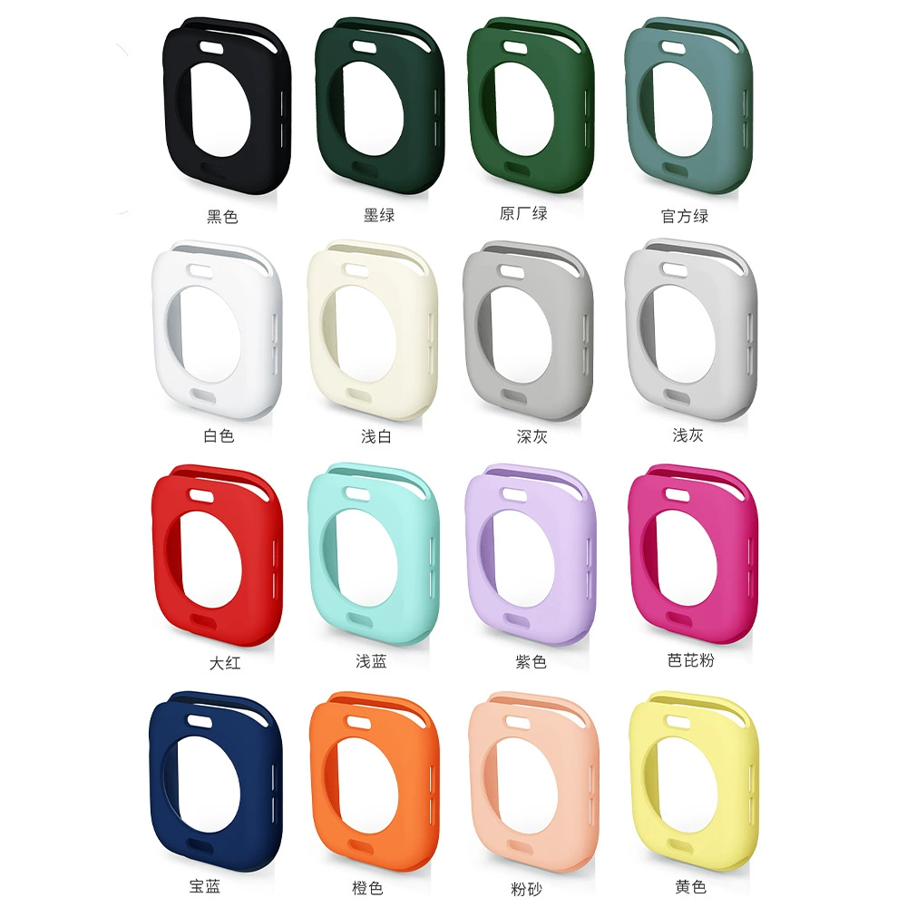 Для Iwatch10 поколения конфеты цвета TPU защитная оболочка 42 мм 46 мм мягкая оболочка защитная оболочка от падения