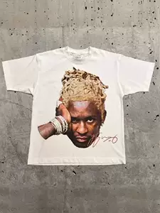 เสื้อยืดแขนสั้นพิมพ์ภาพเหมือน แนววินเทจ ยอดนิยม สำหรับผู้ชาย พิมพ์ลายกอธิก ฮาราจูกุ ฮิปฮอป ใส่ลำลอง ทรงหลวม ขายส่ง