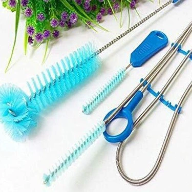 Прямые поставки с фабрики на открытом воздухе Альпинизм мешок для воды щетка для очистки четырех частей водопровода всасывающая насадка пружинная щетка для очистки оптом