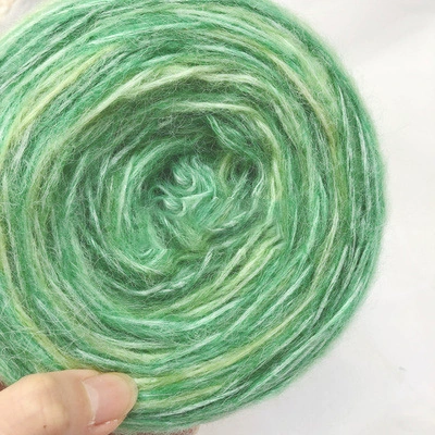 Gradient yarn ball for scarf, 50 g long-section dyed, medium-thin weight