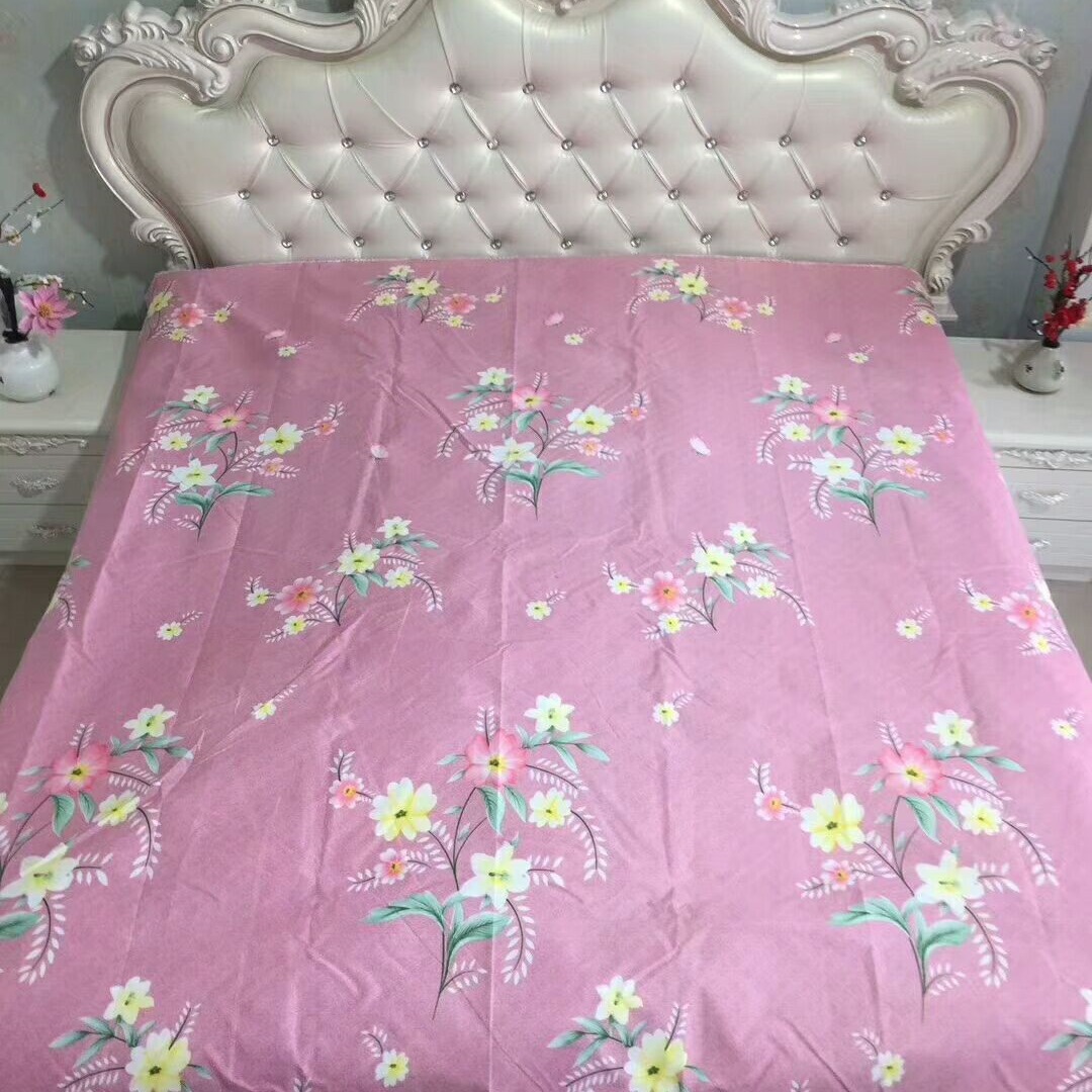 企宣全涤化纤芦荟绒布料  床品被罩家居批发厂家布匹供应