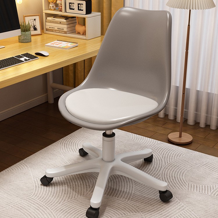 Cojín blanco del respaldo gris + pierna de nylon