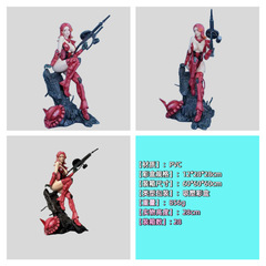 美少女萨克少女手办摆件 扎古机娘钢弹机娘动漫手办模型二次元