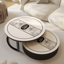 PVC圆形茶几桌布感免洗可擦桌垫家用客厅茶几垫