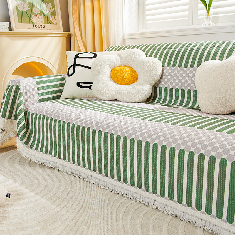 Nordic anti-rasguño gato sofá toalla cubierta sofá cubierta completa tela antideslizante cubierta estera Four Seasons universal Manta