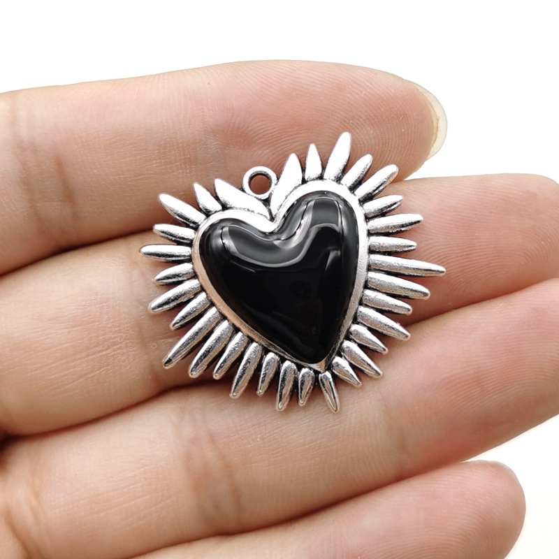 Zinc alloy Material 1 Piece Zinc Alloy Gold Plated Heart Shape Pendant