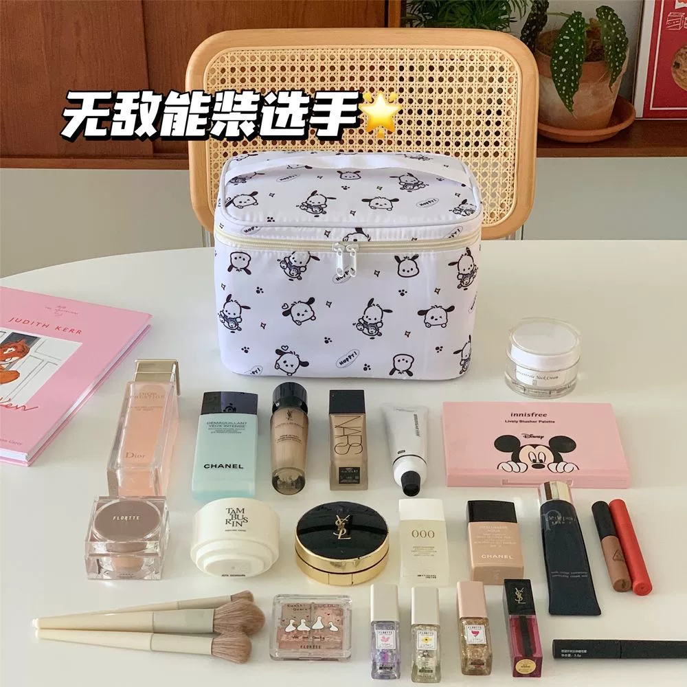 High quality capacious cosmetic bag, handheld storage bag