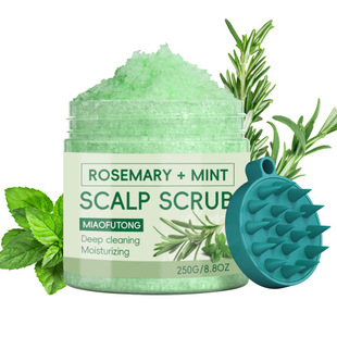 Cross-Border Rosemary Mint Scalp Scrub Hair Care Cleansing Anti-Dandruff Moisturizing Oil Control Smooth Shampoo