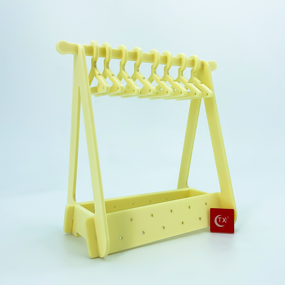 45g Weight Jewelry Rack Classification 1 Set Quantity Plastic Material Solid Color Pattern Cute, Simple Style Style Multicolor Color Cute Simple Style Solid Color Plastic Jewelry Rack 5