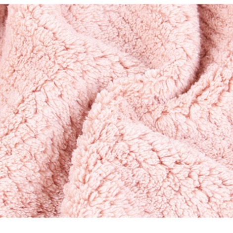 Snabbtorkande duschmössa i korallfleece för damhår_voghion.com