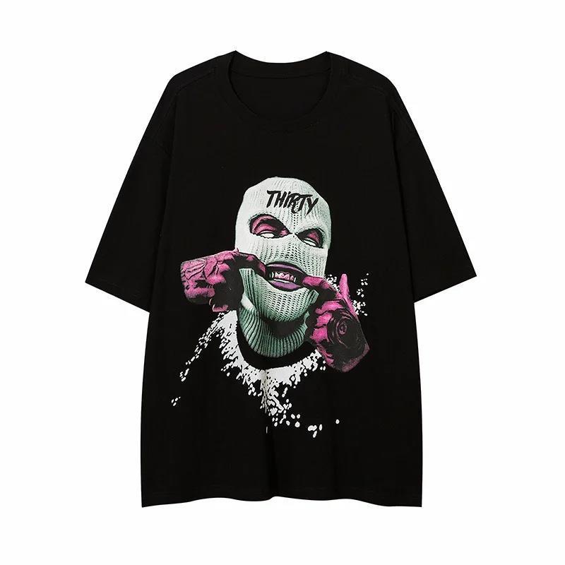 ヴィンテージ ゴシック レディース Tシャツ メンズ プリント 半袖 オーバー|undefined